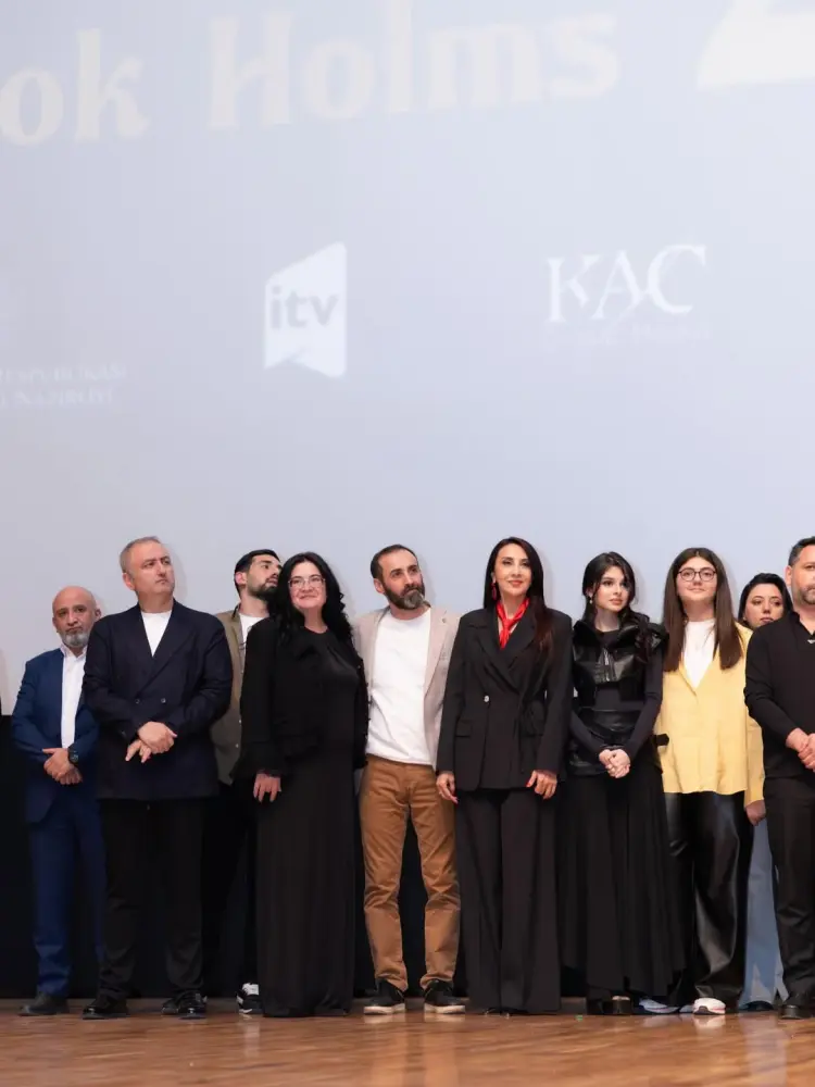 Leyla və Alyona Əliyevalar film təqdimatında – FOTOLAR