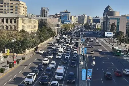 Bakıda bu yollarda sıxlıq var - SİYAHI