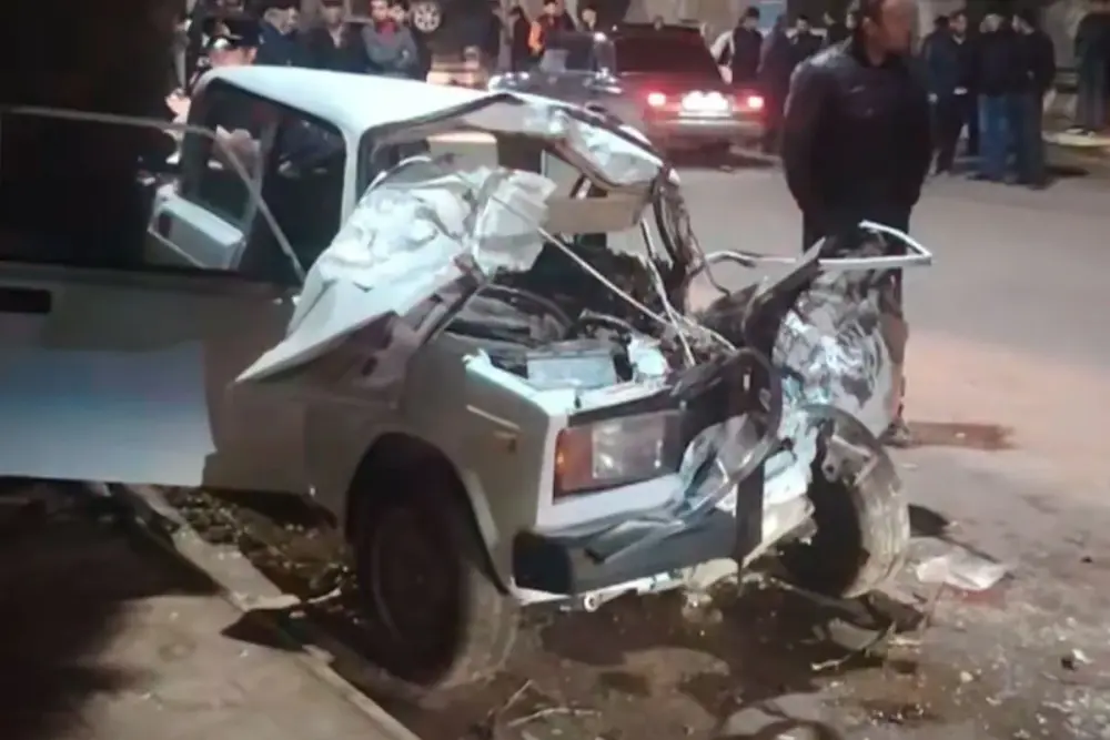 Ağcabədidə ağır qəza: ölən var – FOTO