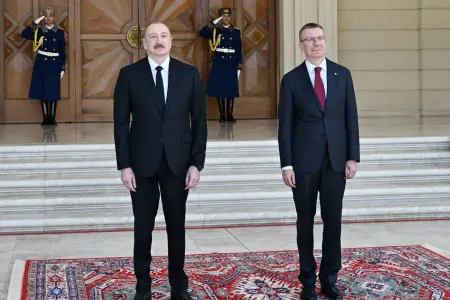 Prezidentin sosial şəbəkə hesablarında Latviya liderinin Azərbaycana səfəri ilə bağlı paylaşım edildi