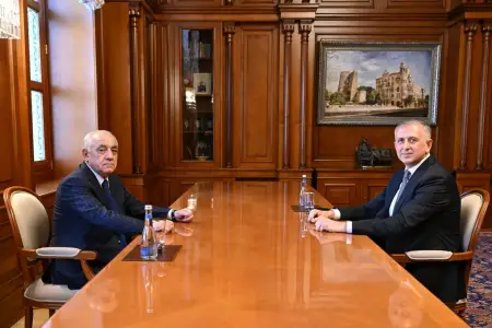Əli Əsədov Gürcüstanın Azərbaycandakı səfiri ilə görüşdü