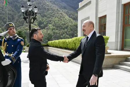 İlham Əliyevin sosial şəbəkə hesablarında Zelenskinin səfəri ilə bağlı VİDEO paylaşıldı