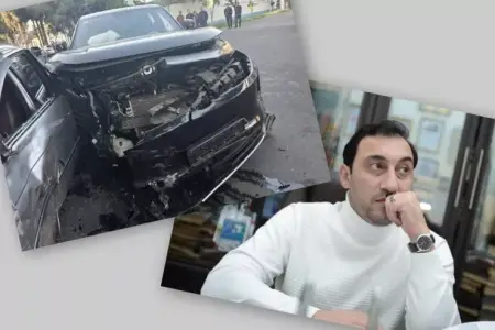 Xəyal Rza ailəsi ilə birgə qəzaya düşdü - FOTO 