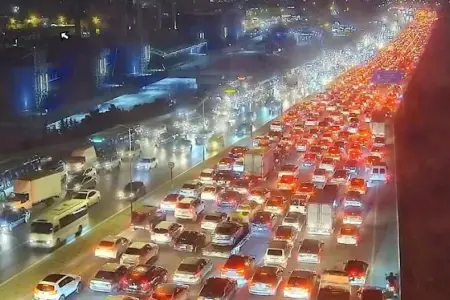 Hazırda 13 yolda tıxac var - SİYAHI