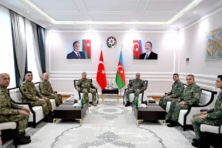 Hikmət Mirzəyev türkiyəli həmkarı ilə görüşdü - FOTO