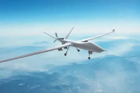 Faciənin bir addımlığında - Təyyarə dronla üz-üzə 