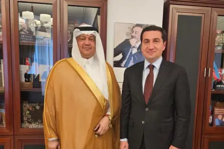 Hikmət Hacıyev Səudiyyə Ərəbistanının səfiri ilə görüşdü
