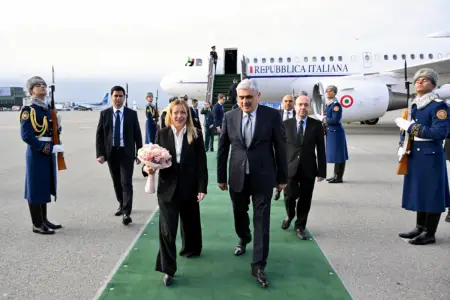 İtaliyanın Baş naziri Azərbaycanda səfərdədir