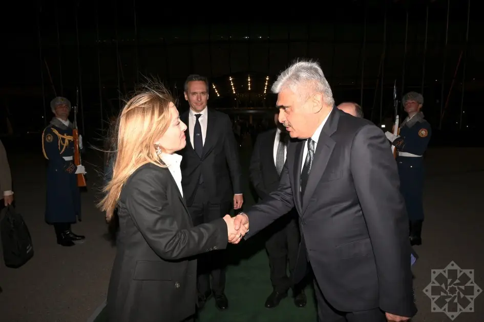Corcia Meloninin Azərbaycana səfəri başa çatdı