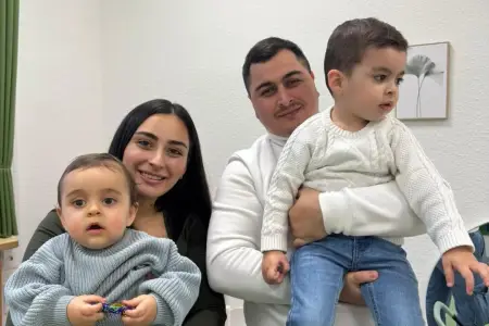 Həmin azərbaycanlı ailəyə azyaşlı uşaqları qaytarıldı - Video 
