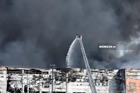 Lökbatandakı yanğından FOTOLAR