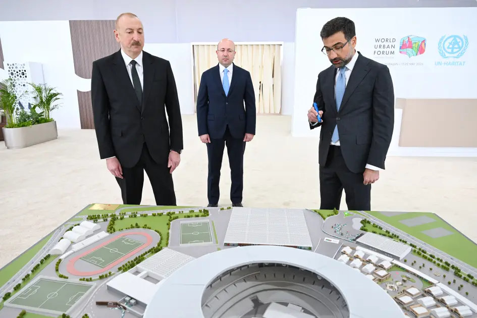 İlham Əliyev  Bakı Olimpiya Stadionunda - FOTOLAR