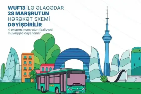 28 marşrutun hərəkət sxemi dəyişdirilir - SİYAHI