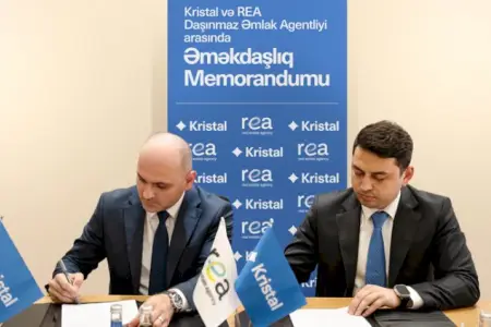“Kristal” və “REA” Daşınmaz Əmlak Agentliyi əməkdaşlığa başladı!