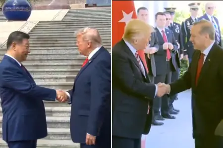 Trampın bu hərəkəti Ərdoğanla görüşünü xatırlatdı