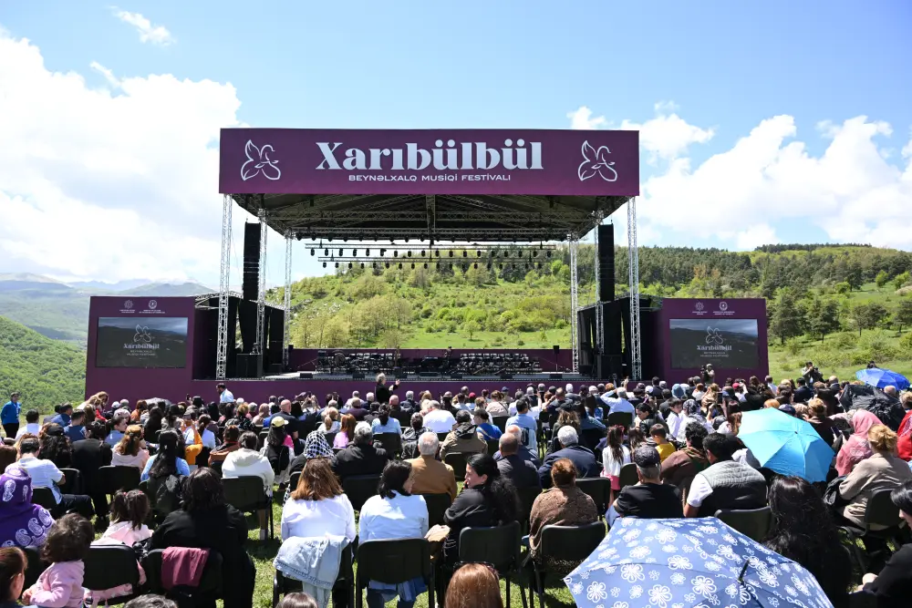 Şuşada “Xarıbülbül” IX Beynəlxalq Musiqi Festivalı keçirilir – FOTOLAR