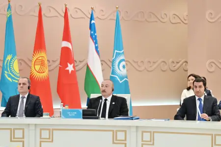 İlham Əliyev Zirvə görüşündə - Foto 