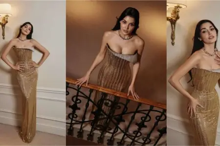 Hande Erçel "Kann"a Azərbaycan brendi ilə qatıldı - FOTO