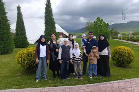 10 övladlı ailə Xocalıya qayıtdı - Fotolar