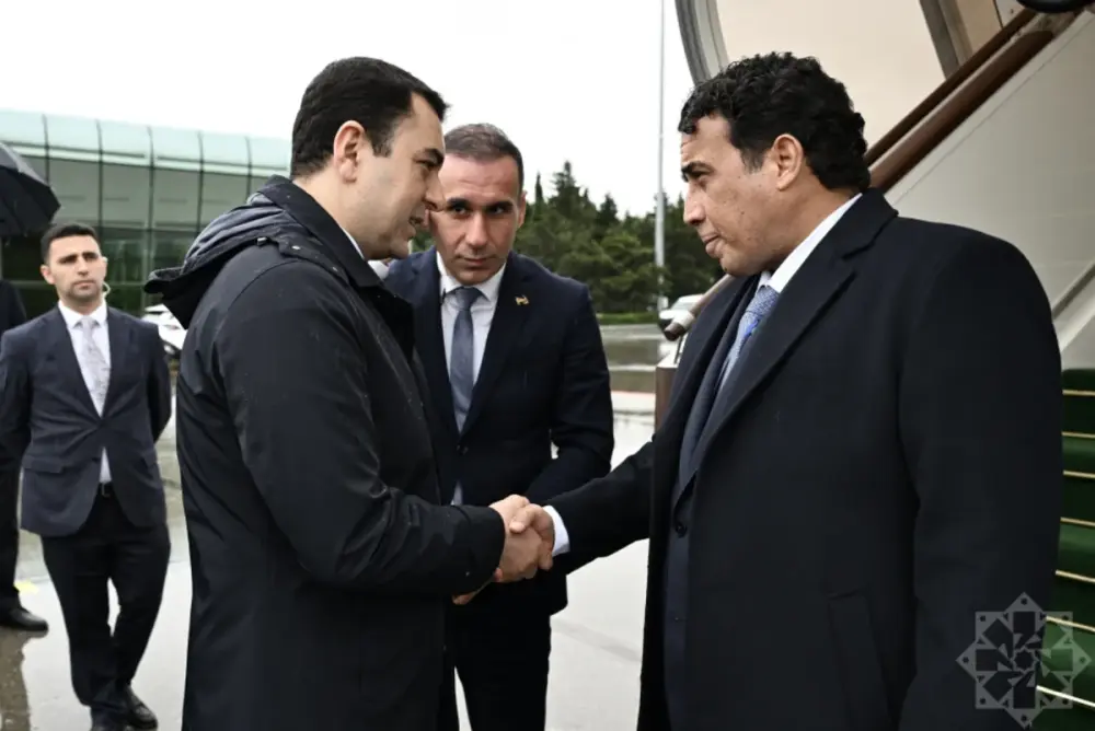 Liviyanın Prezident Şurasının Sədri Azərbaycana səfərə gəldi