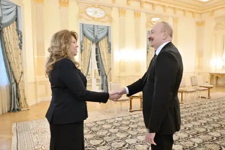 Prezident İlham Əliyev bolqarıstanlı həmkarı ilə görüşdü