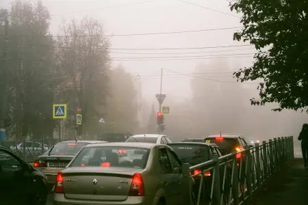 Bu yollarda güclü tıxac var