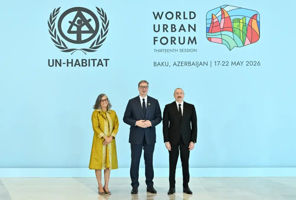 Prezident WUF13-ün açılış mərasimində çıxış etdi - YENİLƏNDİ 2