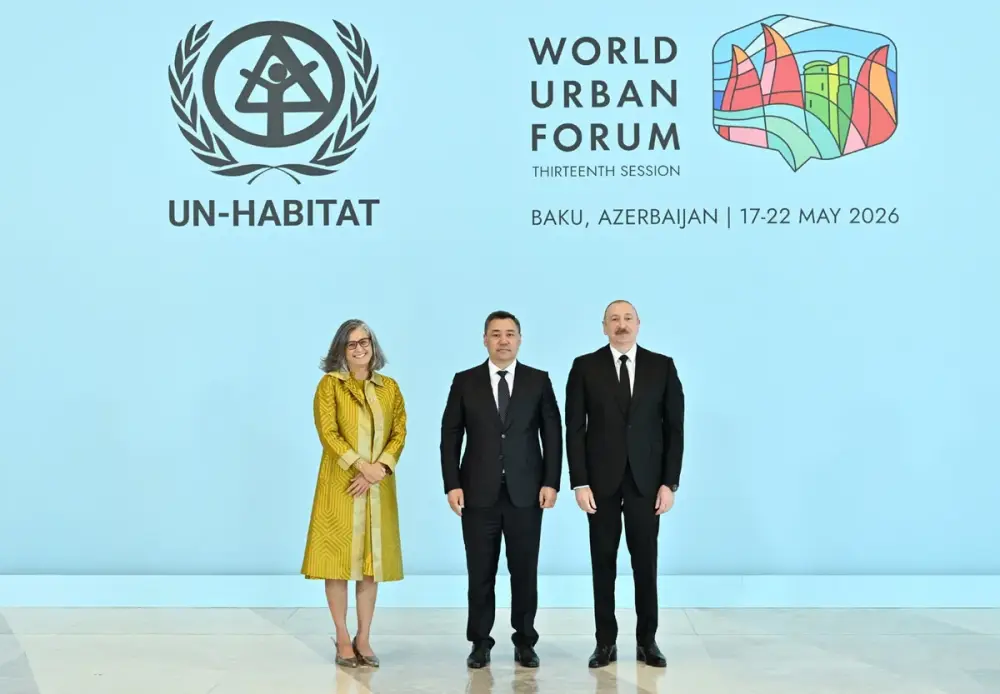 Prezident WUF13-ün açılış mərasimində çıxış etdi - YENİLƏNDİ 2