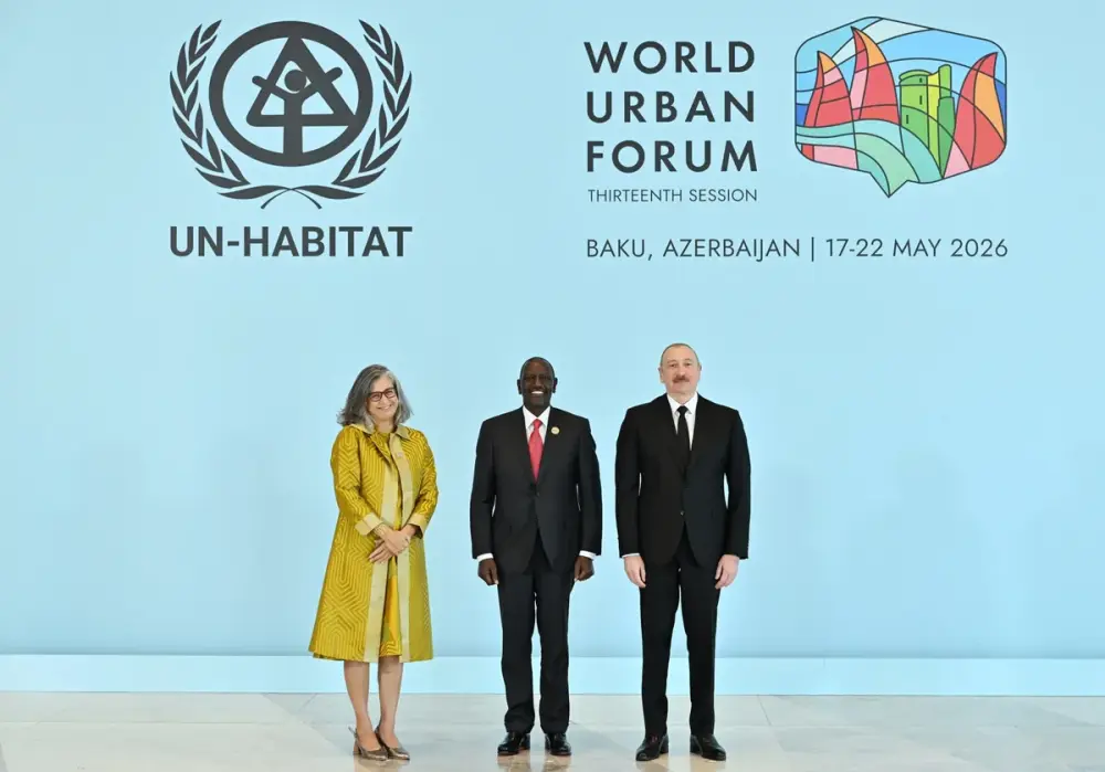 Prezident WUF13-ün açılış mərasimində çıxış etdi - YENİLƏNDİ 2
