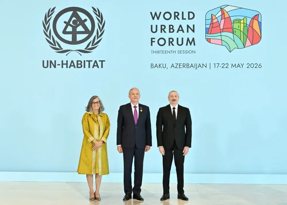 Prezident WUF13-ün açılış mərasimində çıxış etdi - YENİLƏNDİ 2