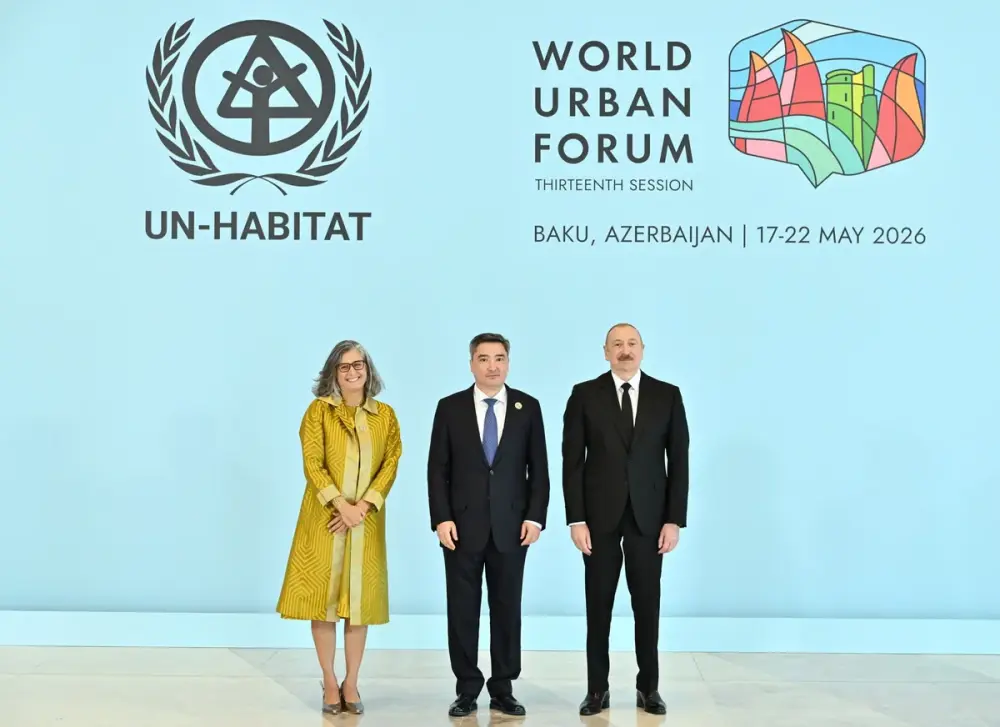 Prezident WUF13-ün açılış mərasimində çıxış etdi - YENİLƏNDİ 2