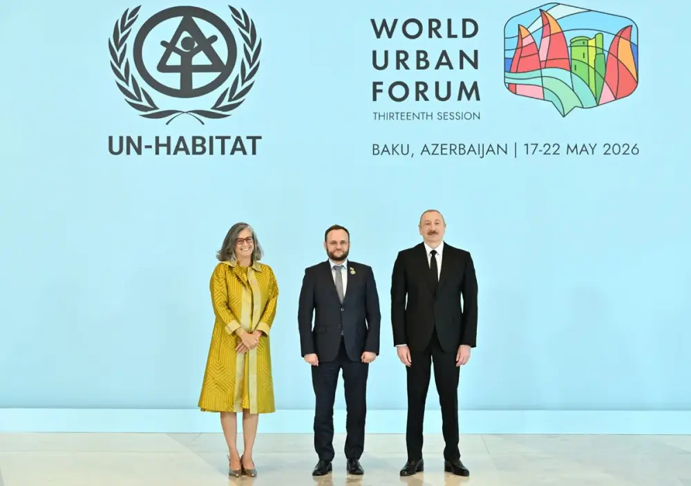 Prezident WUF13-ün açılış mərasimində çıxış etdi - YENİLƏNDİ 2