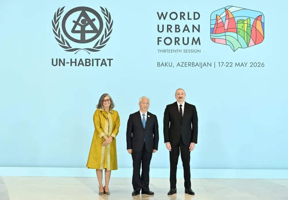 Prezident WUF13-ün açılış mərasimində çıxış etdi - YENİLƏNDİ 2