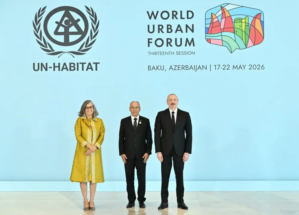 Prezident WUF13-ün açılış mərasimində çıxış etdi - YENİLƏNDİ 2