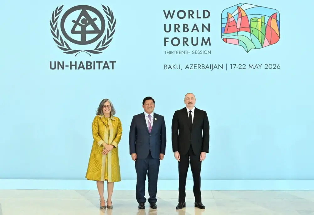 Prezident WUF13-ün açılış mərasimində çıxış etdi - YENİLƏNDİ 2