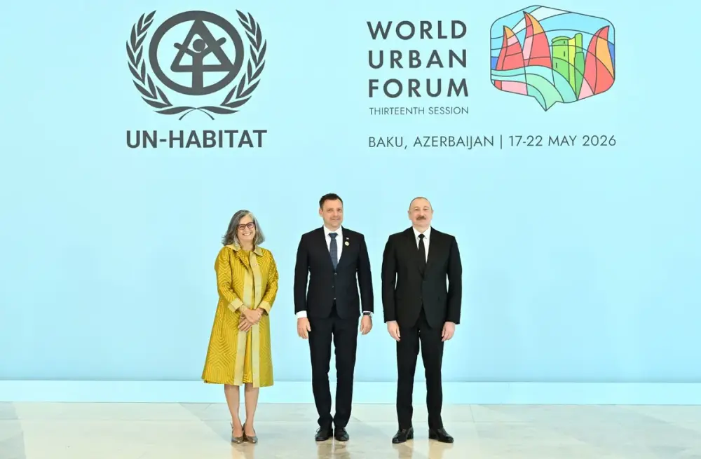 Prezident WUF13-ün açılış mərasimində çıxış etdi - YENİLƏNDİ 2