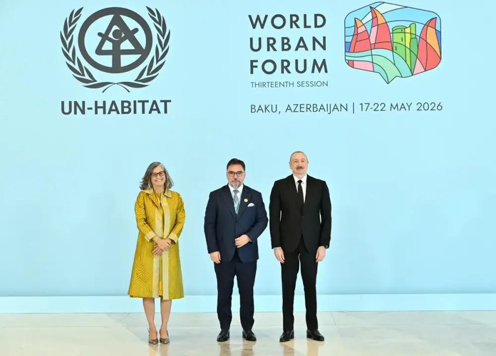 Prezident WUF13-ün açılış mərasimində çıxış etdi - YENİLƏNDİ 2