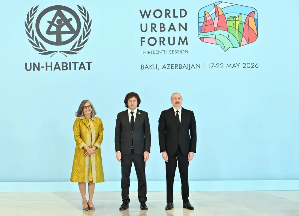 Prezident WUF13-ün açılış mərasimində çıxış etdi - YENİLƏNDİ 2