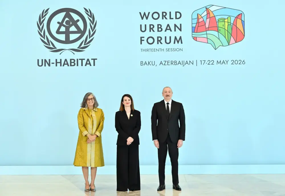 Prezident WUF13-ün açılış mərasimində çıxış etdi - YENİLƏNDİ 2