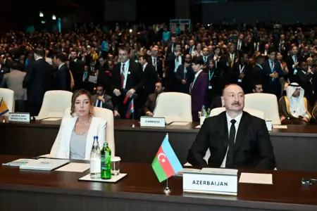 İlham Əliyevlə xanımının tədbirdən - Fotoları