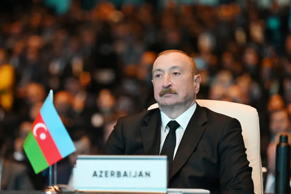 Prezident və xanımı WUF13-ün açılış mərasimində - FOTOLAR