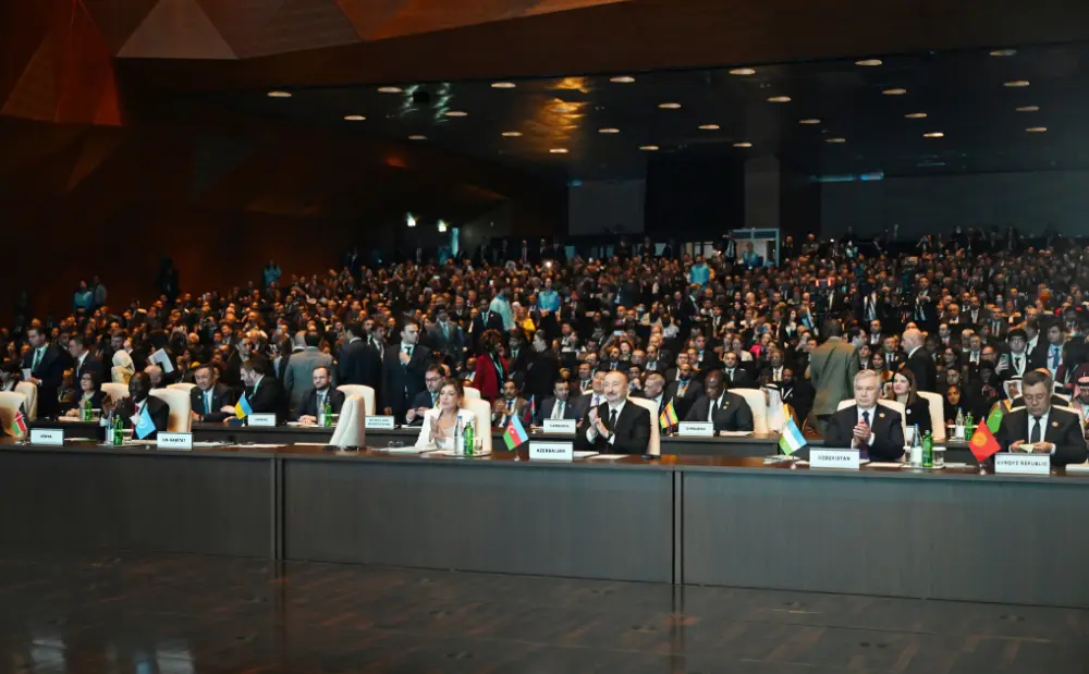 Prezident və xanımı WUF13-ün açılış mərasimində - FOTOLAR