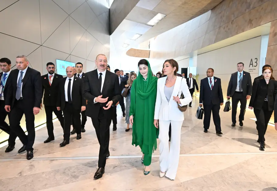 Prezident və xanımı WUF13-ün açılış mərasimində - FOTOLAR