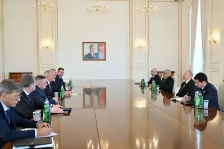 Prezident İqor Sergeyenkonu qəbul etdi - Fotolar 