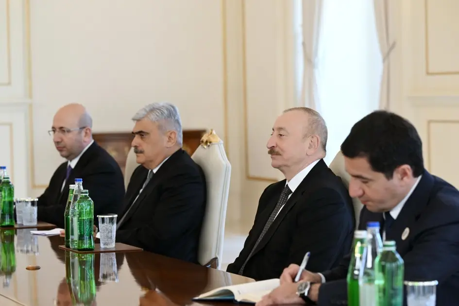 Prezident İqor Sergeyenkonu qəbul etdi - Fotolar 