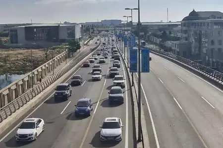 Bakıda bu yollarda tıxac var - SİYAHI