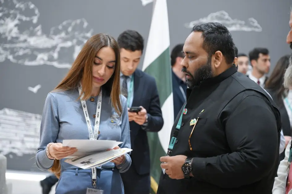Leyla Əliyeva və Arzu Əliyeva "Urban Expo" sərgisi ilə tanış oldular