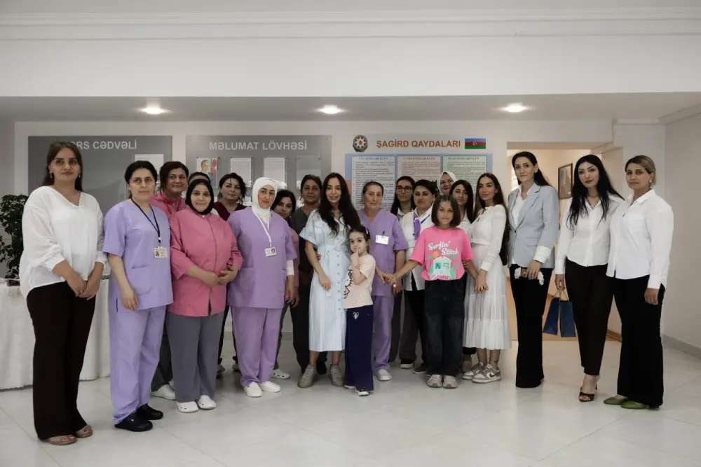 Leyla və Arzu Əliyeva Lənkəranda uşaq evini ziyarət etdilər
