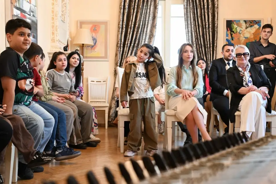 Maqsud İbrahimbəyov Yaradıcılıq Mərkəzində ustad dərsi keçirilib - FOTO