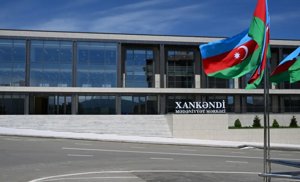 Prezident Xankəndi Mədəniyyət Mərkəzinin açılışında - Fotolar